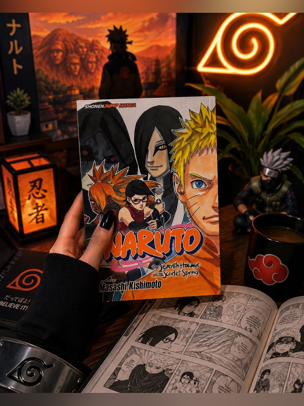 NARUTO Manga: The Seventh Hokage and the Scarlet Spring EUC